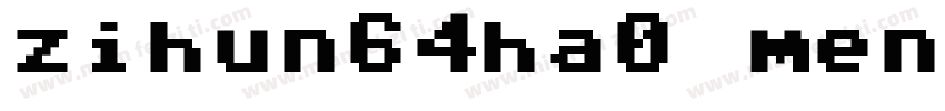 zihun64ha0 mengquruantangti字体转换